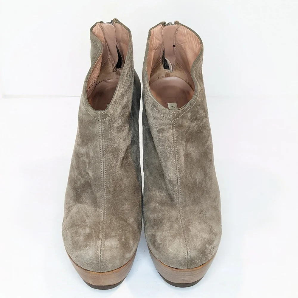 Pura Lopez suede ankle boots - Picture 8 of 16